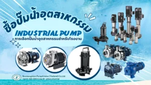 เช็กลิสต์ก่อนซื้อปั๊มน้ำอุตสาหกรรม