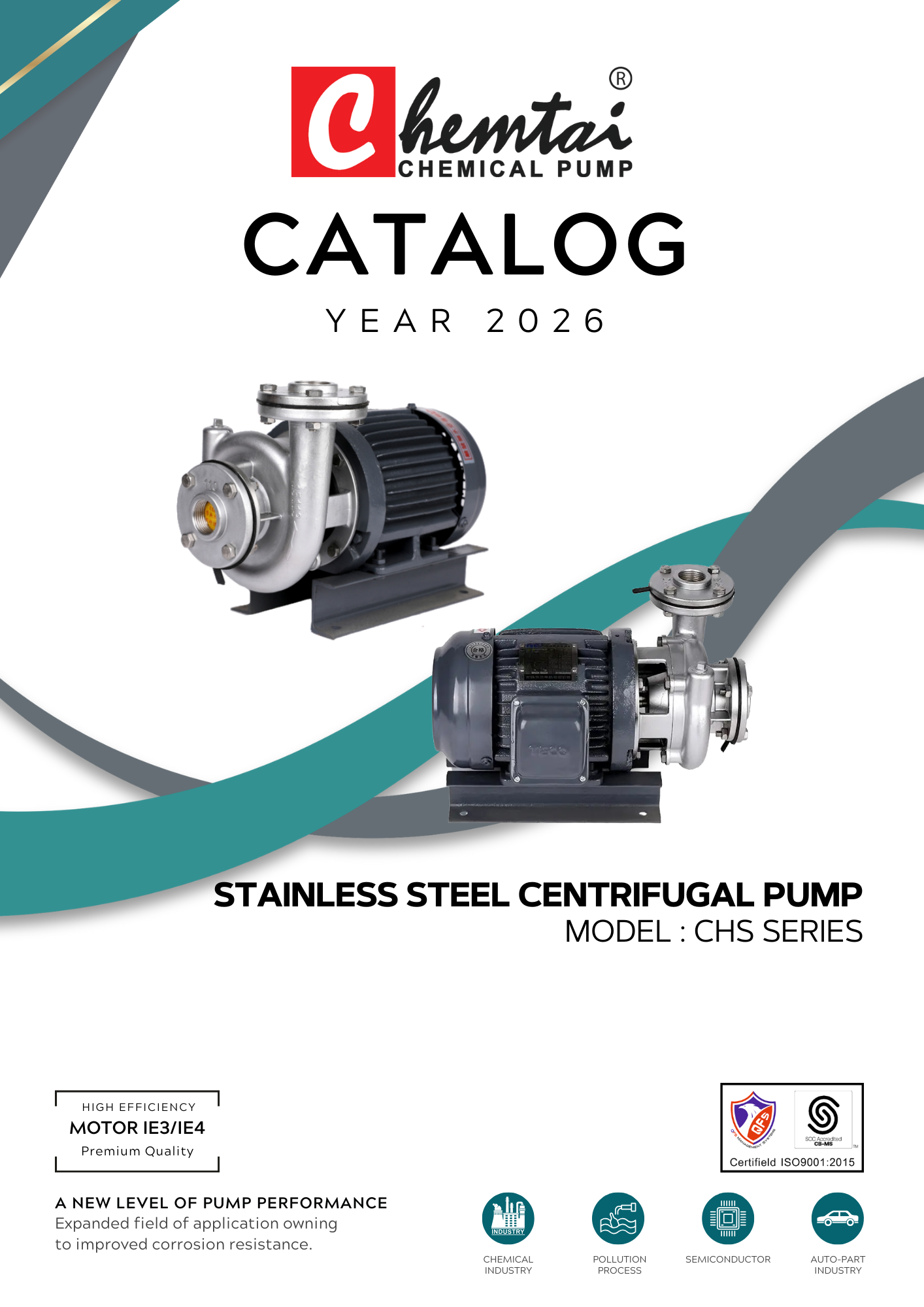 chemtai CHS Series Stainless Steel Centrifugal Pump