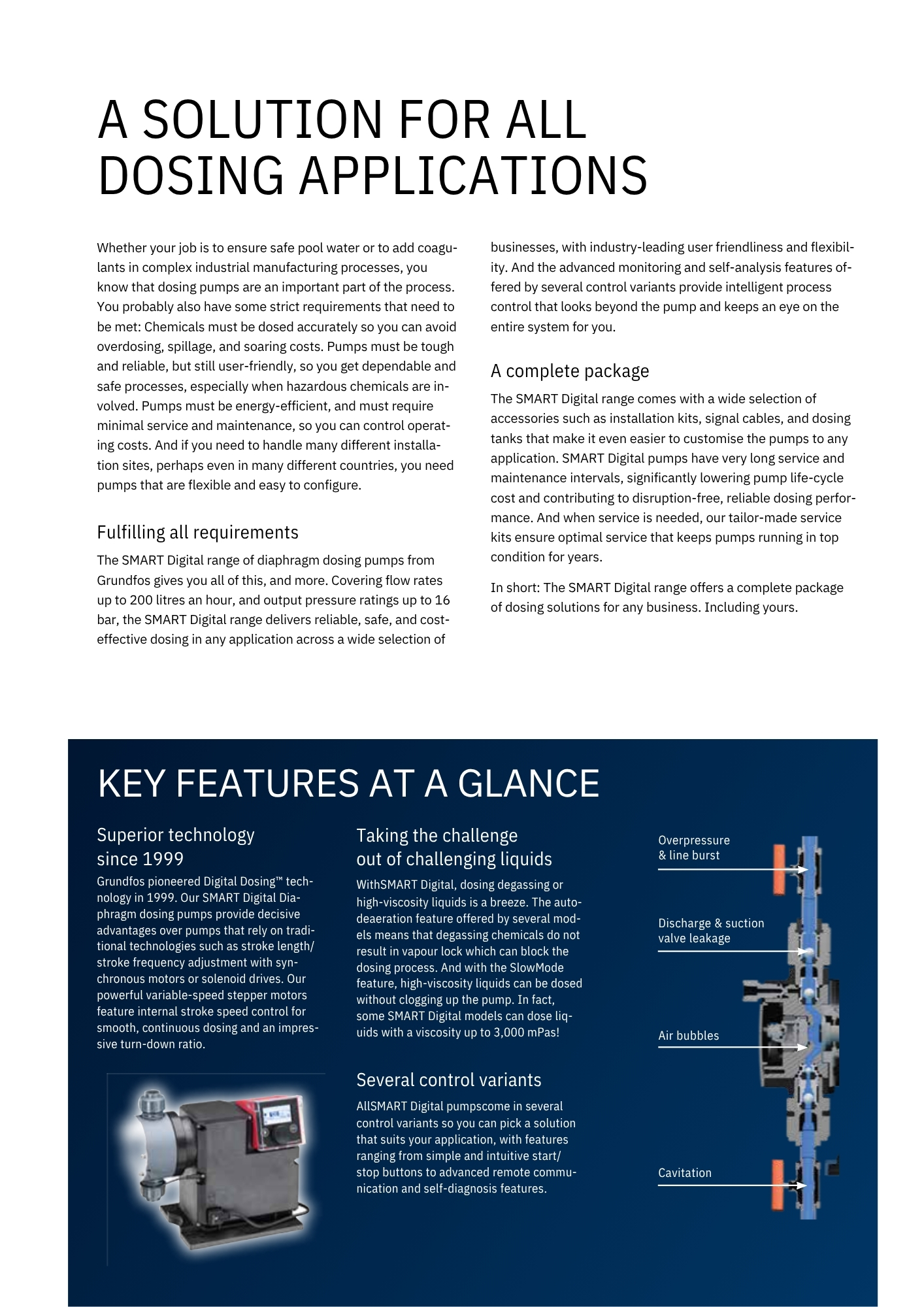 GRUNDFOS SMART Digital Dosing Pump DDA DDC DDE